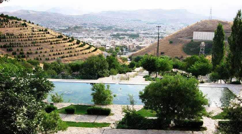 قصر آصف وزیري و حديقة التوليب سنندج و سينما في الهواء الطلق و قصر سالار سعيد